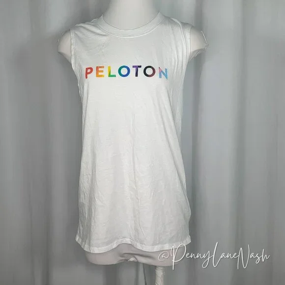 NWT Peloton Lead With Love Latitude Muscle Tank Top Unisex - Picture 2 of 10
